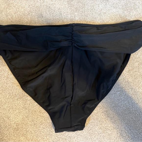 NWT Side and Rear Ruched Black Bikini Bottom, Sz. XXL - Picture 4 of 4
